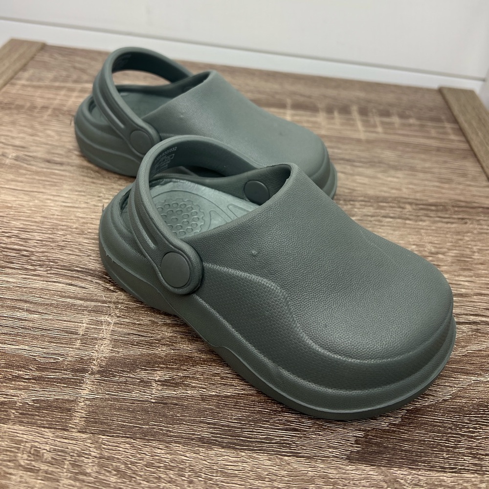 Zara Kids Green/Grey Clogs